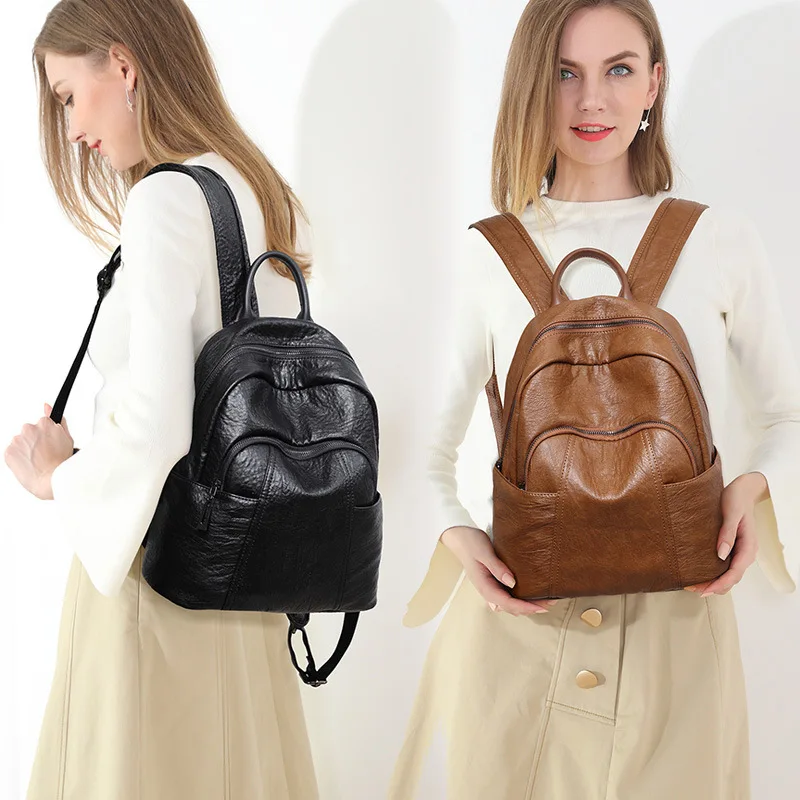 

Backpacks Backpack for Girls Cute Hand Bags Women School Teenagers Side Shoulder Maternity Women's Leather Class Bag Portable