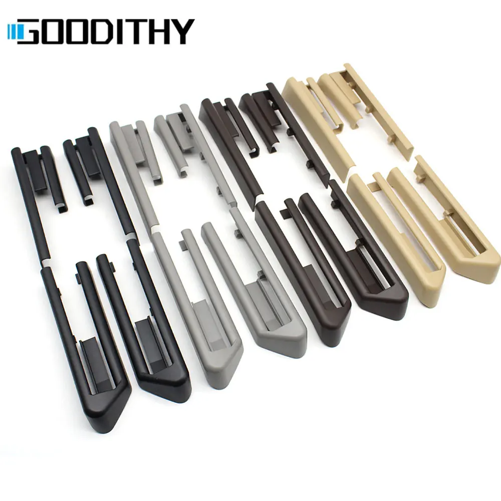 

Car Interior Black Left Right Front Rear Seat Sliding Track Rail Cover Trim Replacement For BMW X5 X6 E70 E71 E72 2007-2014