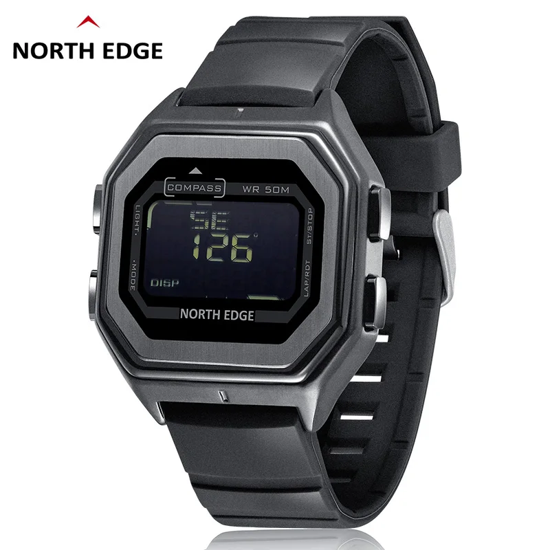 

Military Men Digital Watch Mens Watches Military Army Full Metal Waterproof 50M Compass Countdown Stopwatch World Time Clock