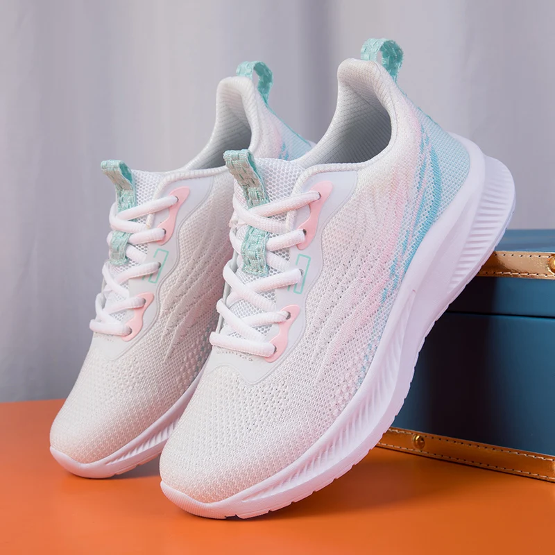 New Hot Style Women Running Shoes Light Outdoor Walking Jogging Sneakers Lace Up Mesh Athletic Shoes for Women Zapatos Mujer