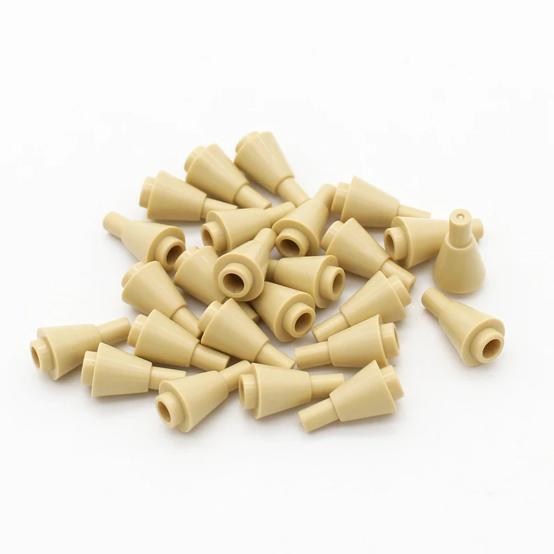 

30g/bag Brick 11610 Cone 1x1 Inverted with Bar Building Blocks Ice Cream Cone Educational Toy Compatible Assembles Particles