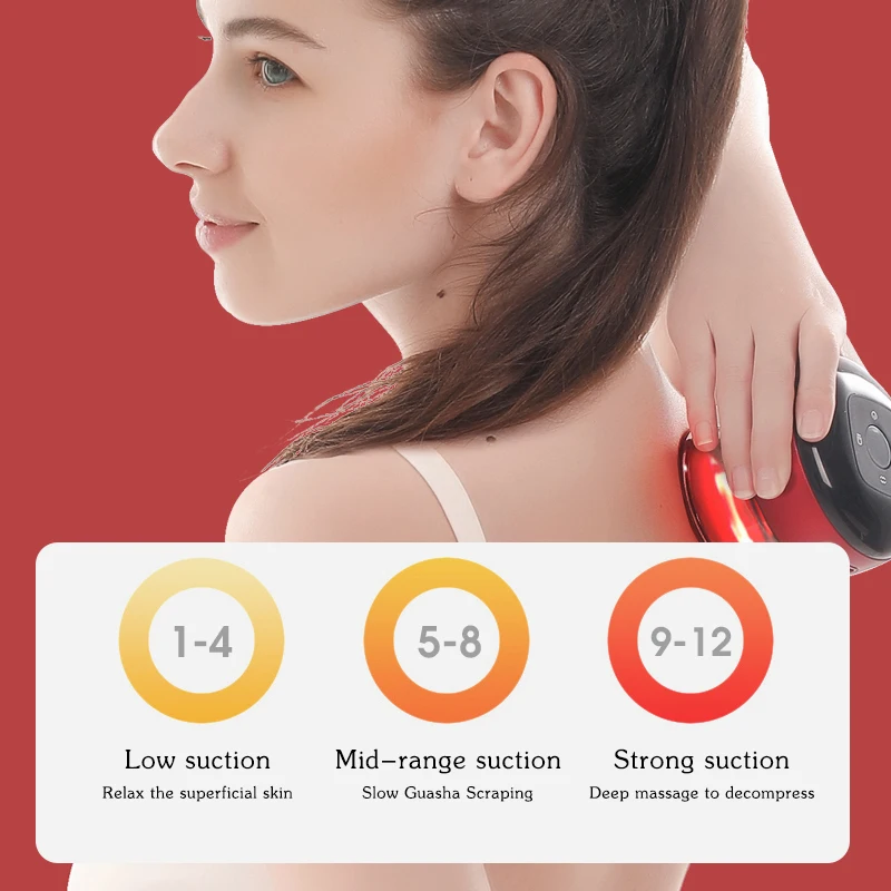 Электрический вакуумный массажный стаканчик для тела антицеллюлитный