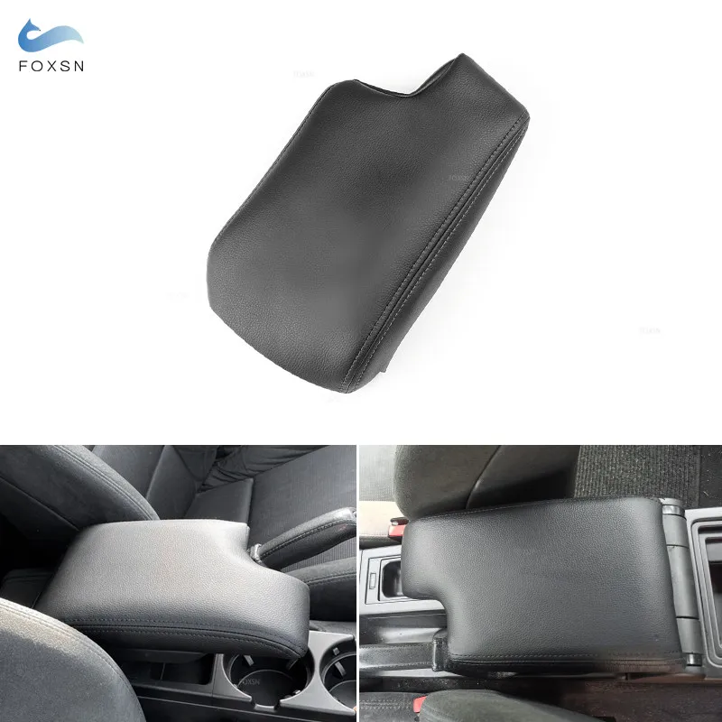 

Для BMW 3 серии E46 1998-2005 левый руль автомобильные аксессуары внутренняя крышка центральной консоли подлокотник кожаный чехол декоративная отделка черный