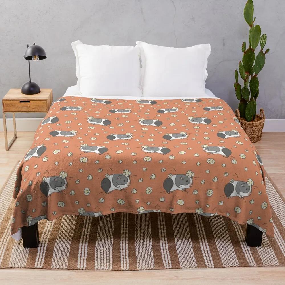 

Guinea pig pattern, popcorningThrow Blanket comforter blanket queen size
