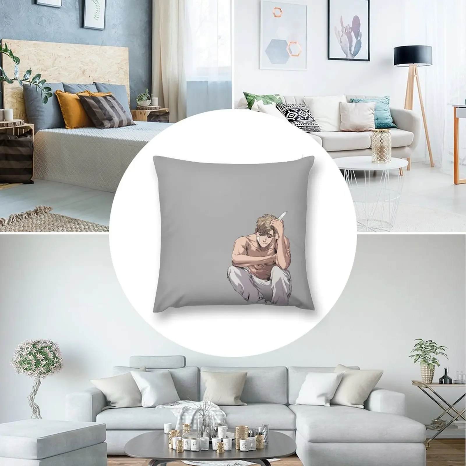 Oh Sangwoo декоративная подушка наволочки диван диванная