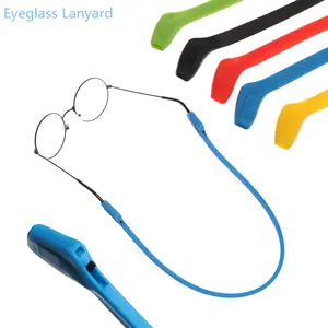 Adjustable Silicone Water Sports Candy Color Eye Wear Accessories Glasses Chain Glasses Necklace Eye