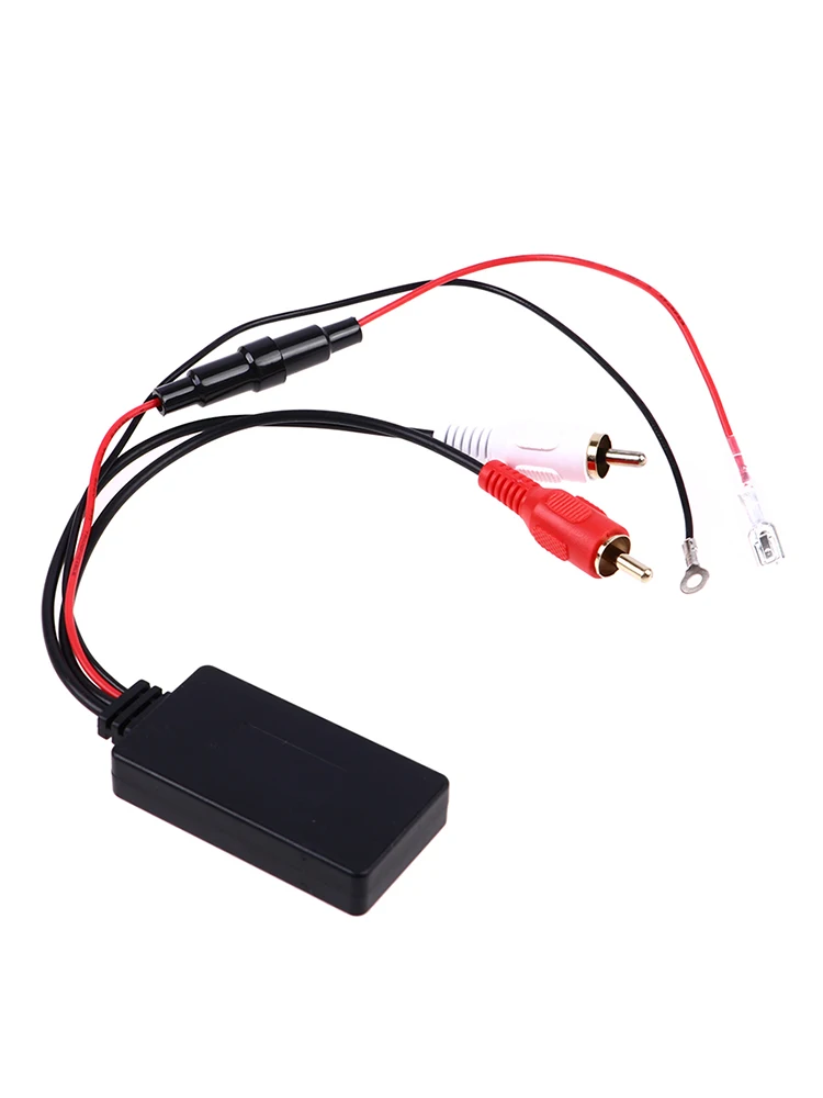 

1PC Car SUV Bluetooth 5.0 Radio Stereo Audio Cable Adapter 2RCA Connector Speaker Car Navigation Lotus Male
