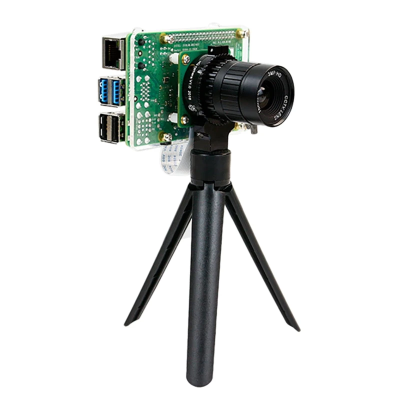 

Модуль камеры акриловый чехол охлаждающий вентилятор Объектив штатив для Raspberry Pi 3B/3B +/4B HQ Cam