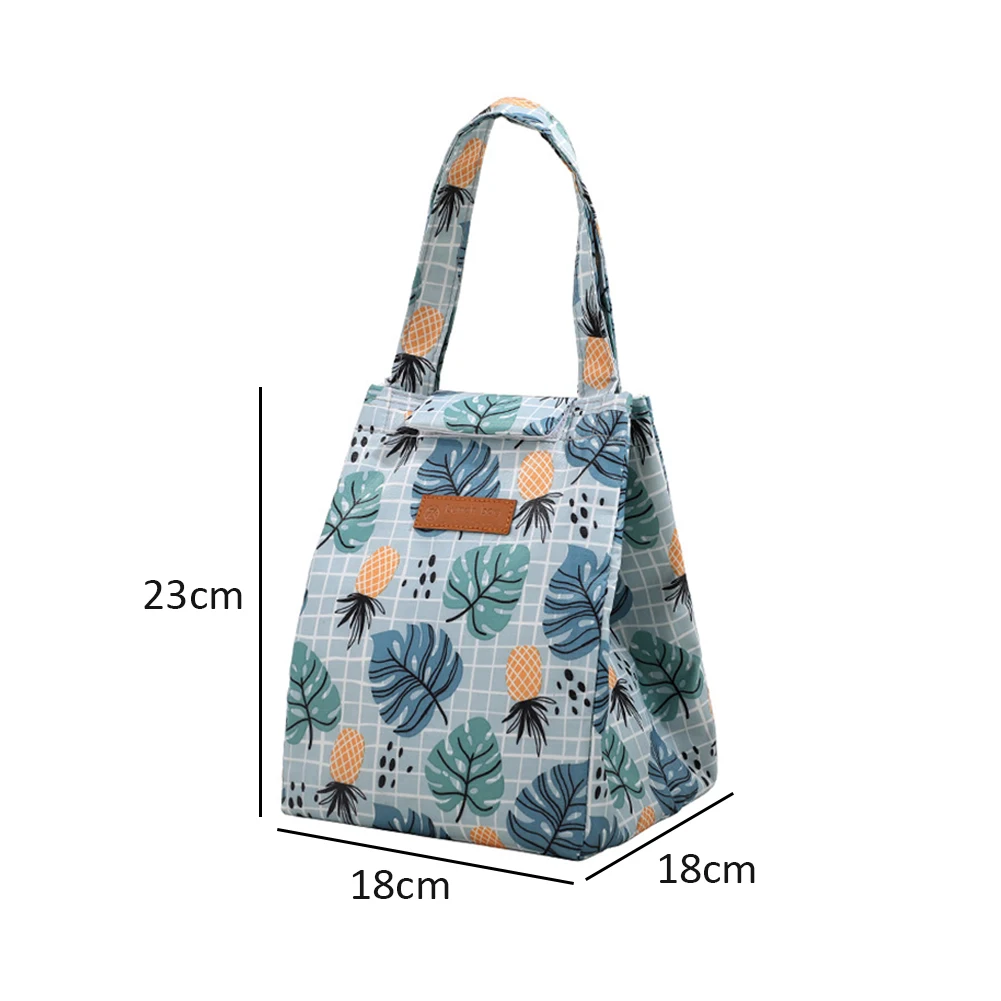 Fashion Insulated Lunch Bags For Men Women Breakfast Box Organizer Waterproof Camping Food Drink Cooler Bag Picnic Travel images - 6