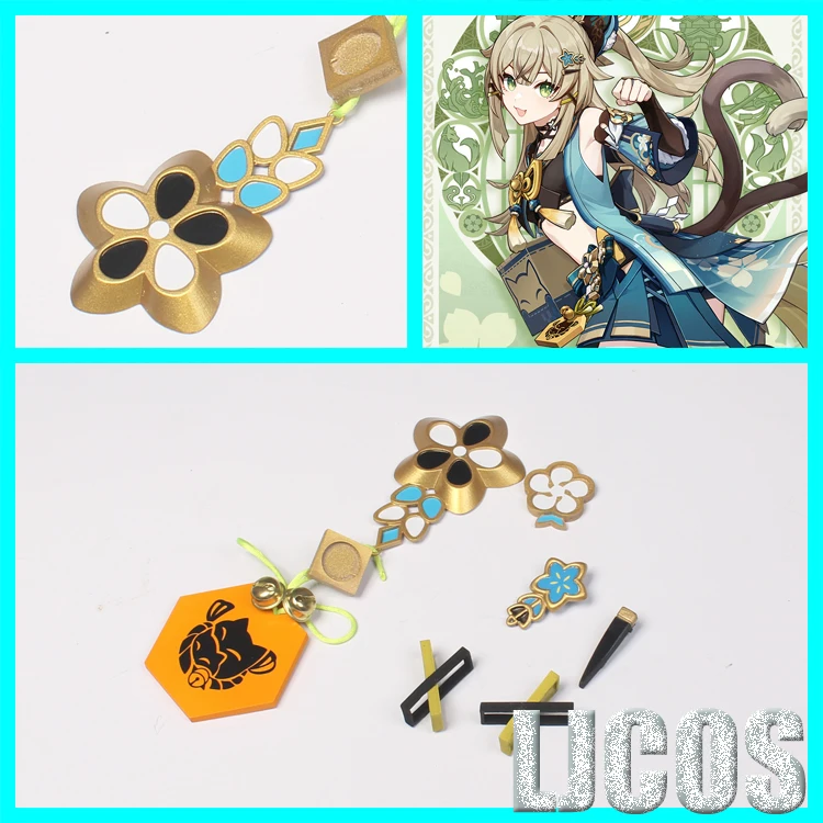 

Аниме Genshin Impact Kirara заколка для волос повязка на голову Косплей Студенческая заколка с подвеской на талию аксессуары рождественские подарки