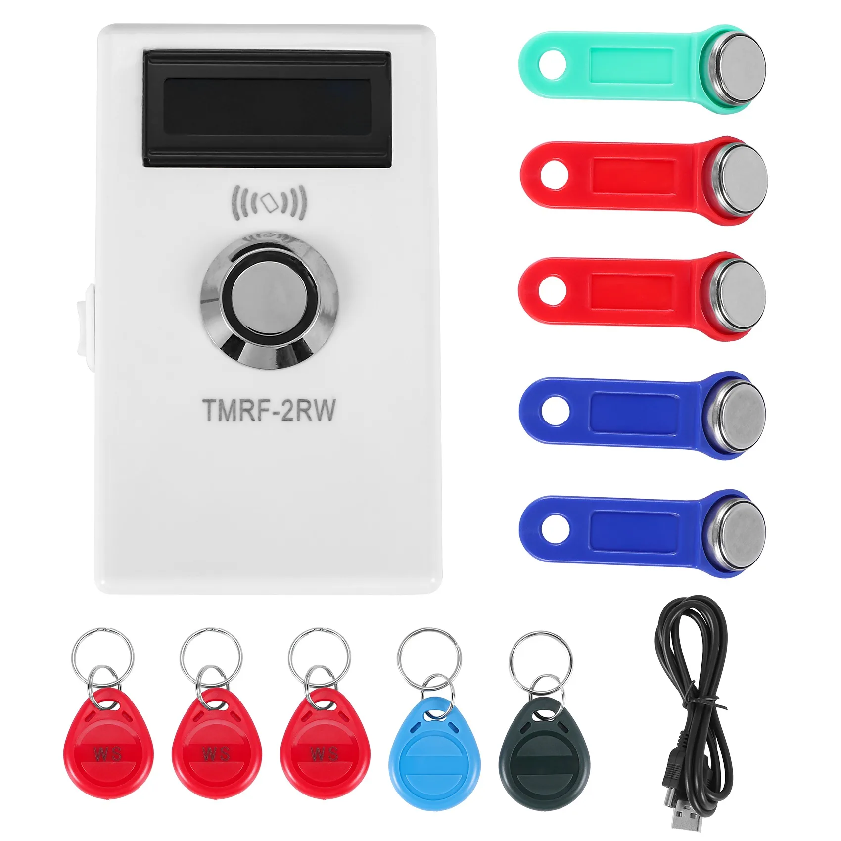 Фото TMRF-2RW Программатор Ibutton DS1990A Дубликатор Cloner Копировальный аппарат 125 кГц RFID-считыватель Писатель RW1990 Key Token №3