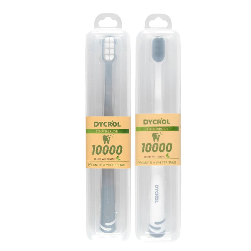 

1Pcs Soft Bristle Toothbrush Oral Dental Care Nano Brush Black Head Eco NylonBrush Oral Care Teeth Cleaning