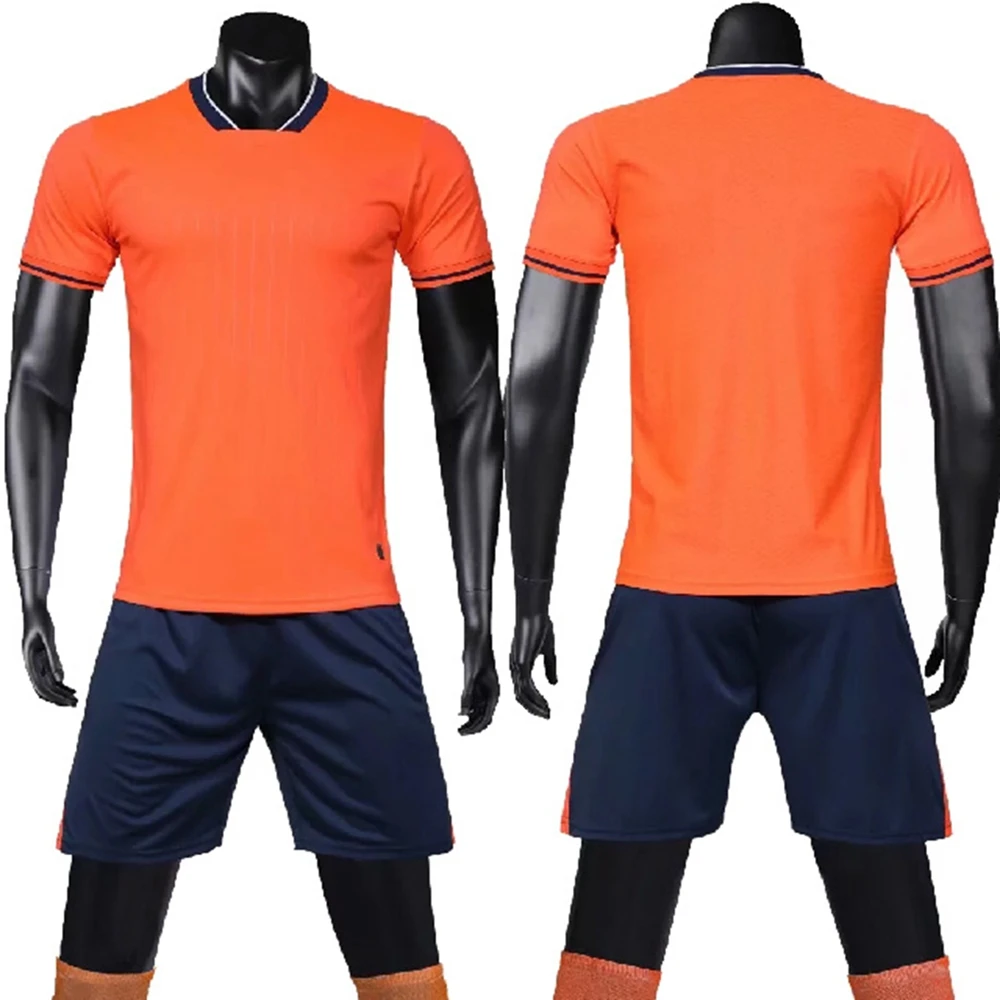 2023 Men Football Suit Custom Jersey Football Shirt Short-Sleeved Football Uniform Sports Shirt Quick-Drying Type