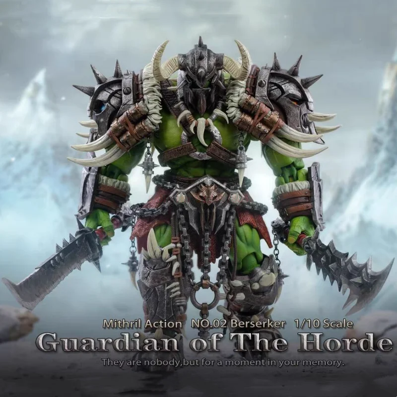 Новинка 2023, 20 см, экшн-фигурка митрила № 01 Warrior 1/10, коллекционная экшн-фигурка Варвара вау из Орды, модель игрушки