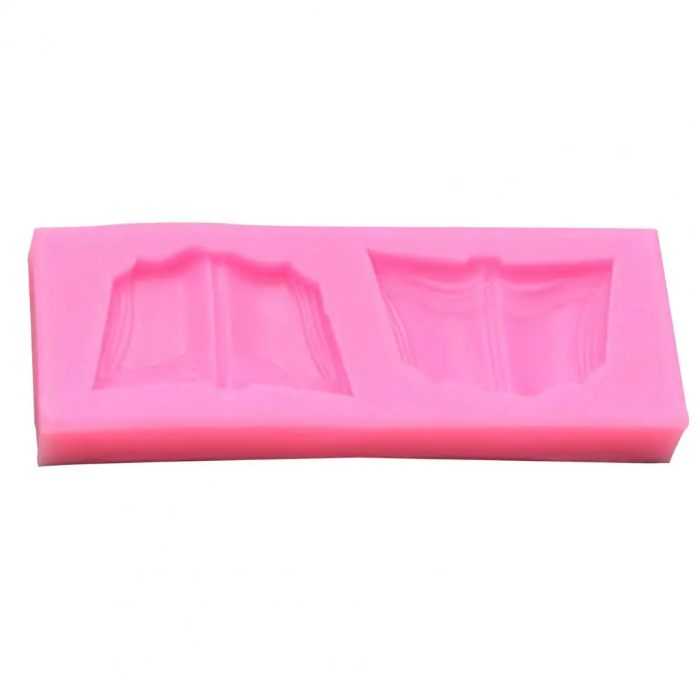 

Practical Chocolate Mold Reusable Eco-friendly Chocolate Candy Silicone Baking Mold Pink Color Fondant Mold Party Accessories