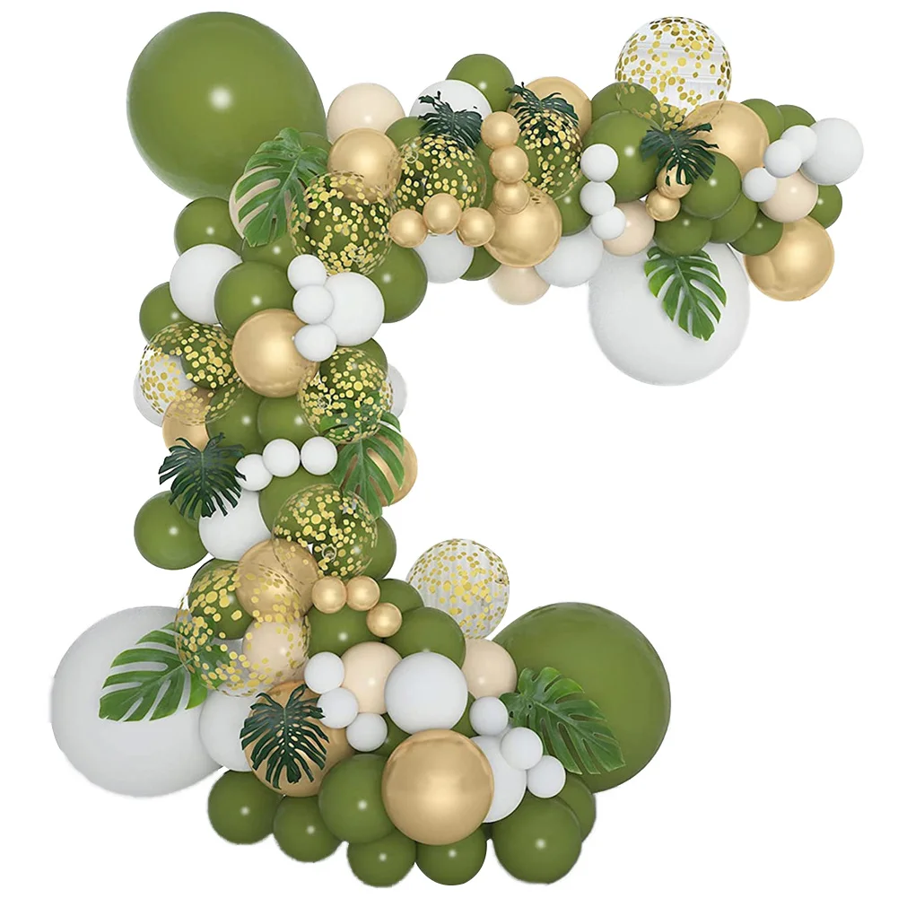 

119 шт., зеленые воздушные шары