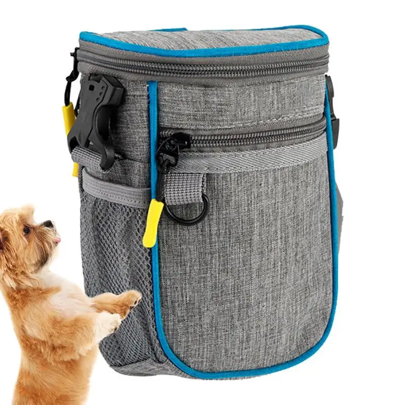 

Dog Training Treat Pouch Bag Pouch With Waist Belt Clip Reflective Strip Container With Waist Belt Clip Easily Carries Pet Toys