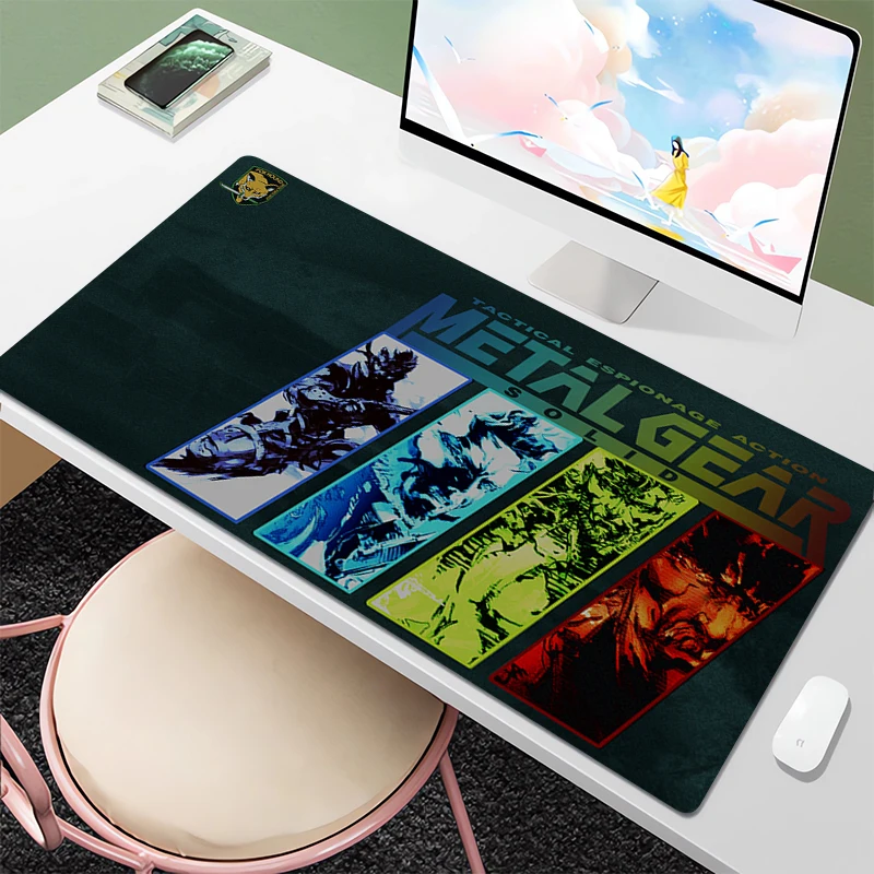 

Metal Gear Soild Mouse Pad Office Accessory Setup Gaming Desk Accessories Genshin Impact Pc Gamer Mousepad Xxl Desktop Computers