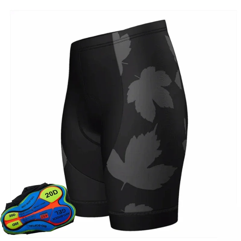 Летние велосипедные амортизирующие женские шорты унисекс командные 20D