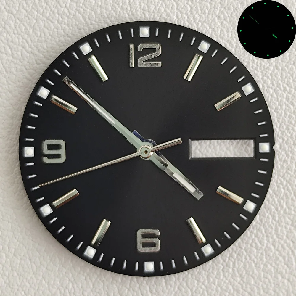 Циферблат 28 5 мм циферблат NH36 механизма аксессуары для часов с указателем NH35NH36