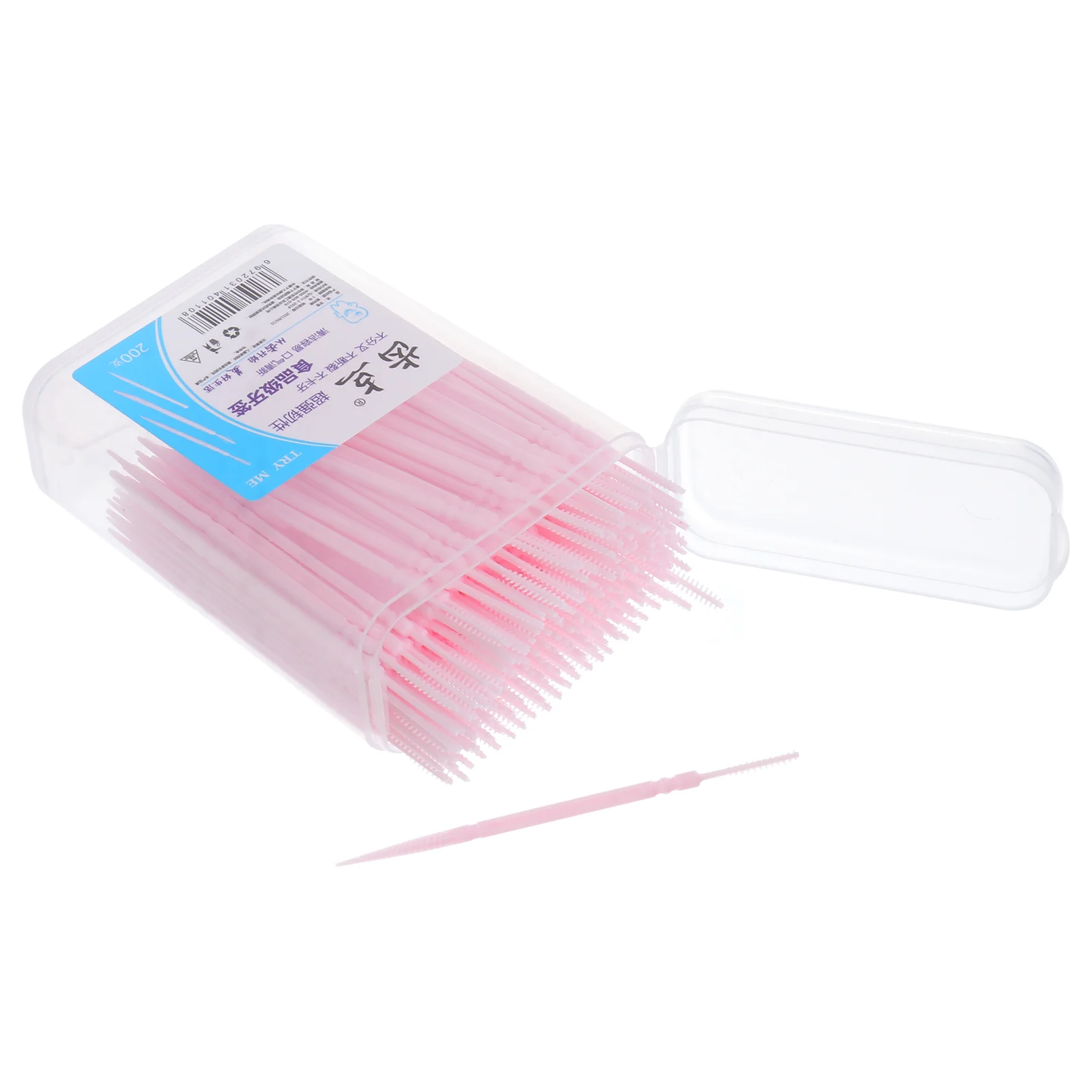 

1060 Pcs Braces Disposable Toothpick Plastic Oral Care 8.5x5.2cm Cleaners Child