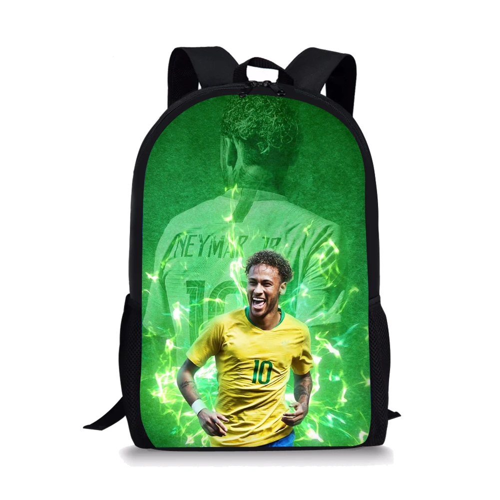 Football-star-Neymar Jr School Bags For Boys Girls 3D Print School Backpacks Kids Bag Kindergarten Backpack Child Bookbag images - 6