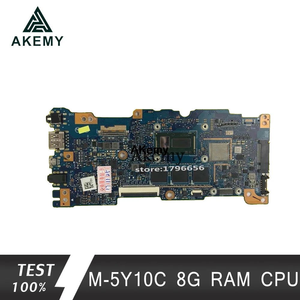 

Akemy UX305FA Laptop motherboard For Asus UX305FA UX305F UX305 Test original mainboard 8G RAM M-5Y10C CPU