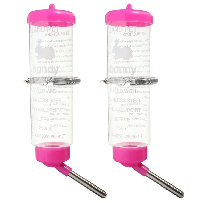 

Бутылка для грызунов, 2 шт., бутылка для напитков, для грызунов, для кроликов, шиншиллы, хомяка