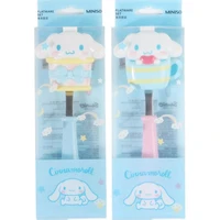 kawaii sanrio cinnamoroll stainless steel cutlery set cute cartoon spoon fork all in one convenient with cover tableware gift