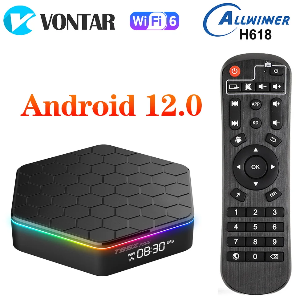 Приставка Смарт-ТВ T95Z Plus Android 12 4 + 64 ГБ Wi-Fi 2 16/32 Media Player T95ZPlus Set top box - купить по