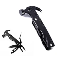 claw hammer camping multitool stainless steel folding knife pliers tool outdoor survival hiking portable pocket hammer