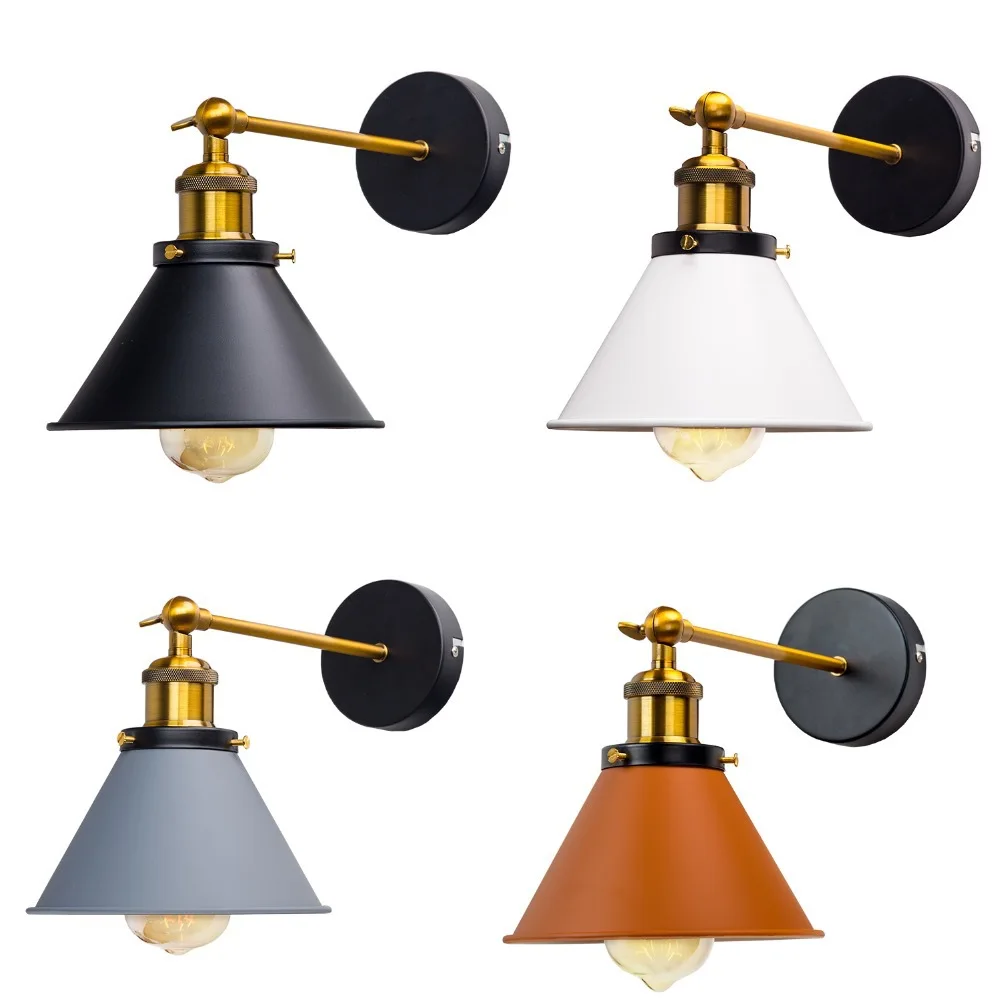 

Vintage Industrial Wall Sconce Lights Wandlamp Retro Wall Lamp 110V-220V E27 Indoor Bedroom Bathroom Balcony Bar Aisle Lamp