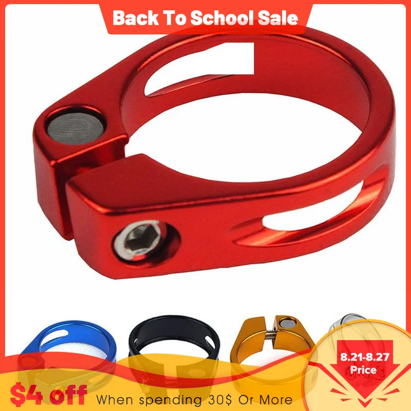 

WEST BIKING 31.8mm Aluminum Alloy Bike Seat Post Clamp Cycling Seat Tube Screw Clamps Road Mountain Bike Seatpost Clamping