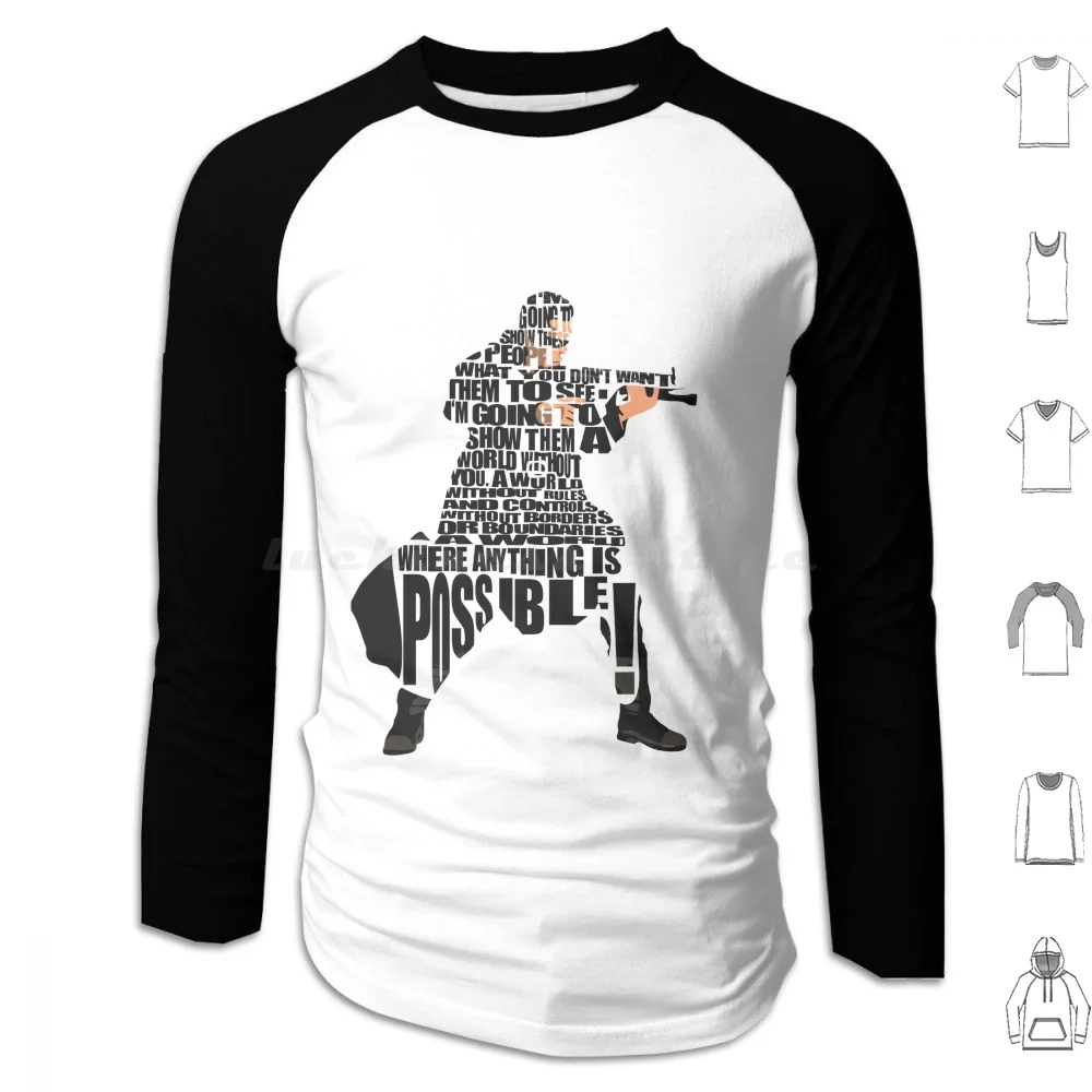 Толстовки Neo с длинным рукавом матрица карандашные сетки революции Geek Geeky Vector