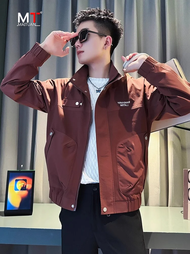 Высококлассная мужская верхняя одежда весна и осень 2024 новая зимняя модная