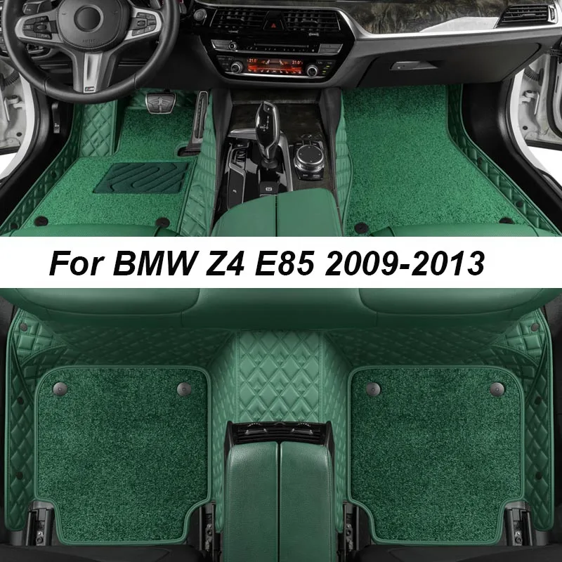 

Custom Luxury Floor Mats For BMW Z4 E85 2009-2013 NO Wrinkles Car Mats Accessories Interior Replacement Parts Full Set