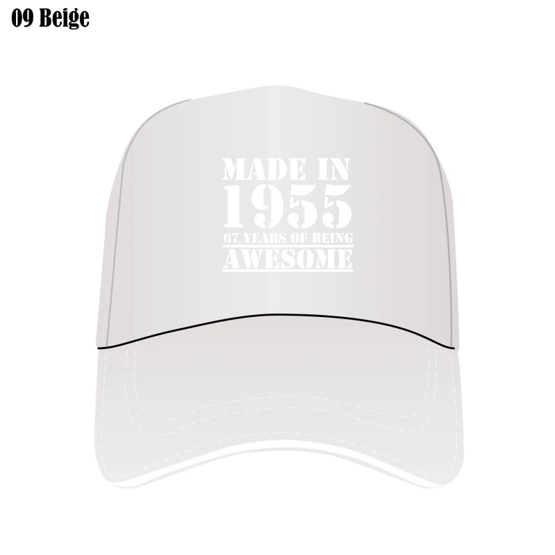 

Vintage 1955 67 Years Old Custom Hat Men Cotton Mesh Bill Hats Bill Hats Camiseta Baseball Cap Funny New Birthday Gift