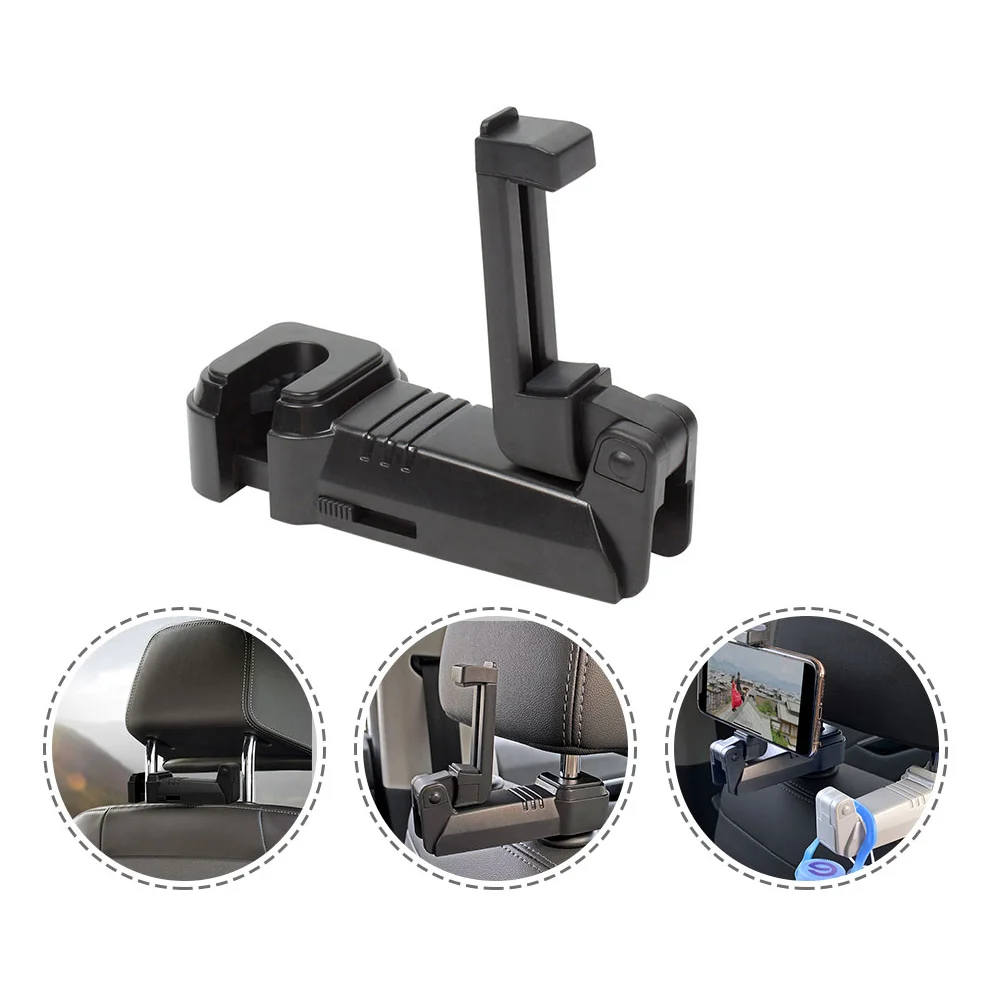 

Hook Universal Headrest Phone Bracket Car Coat Hanger Auto Back Seat Silica Gel