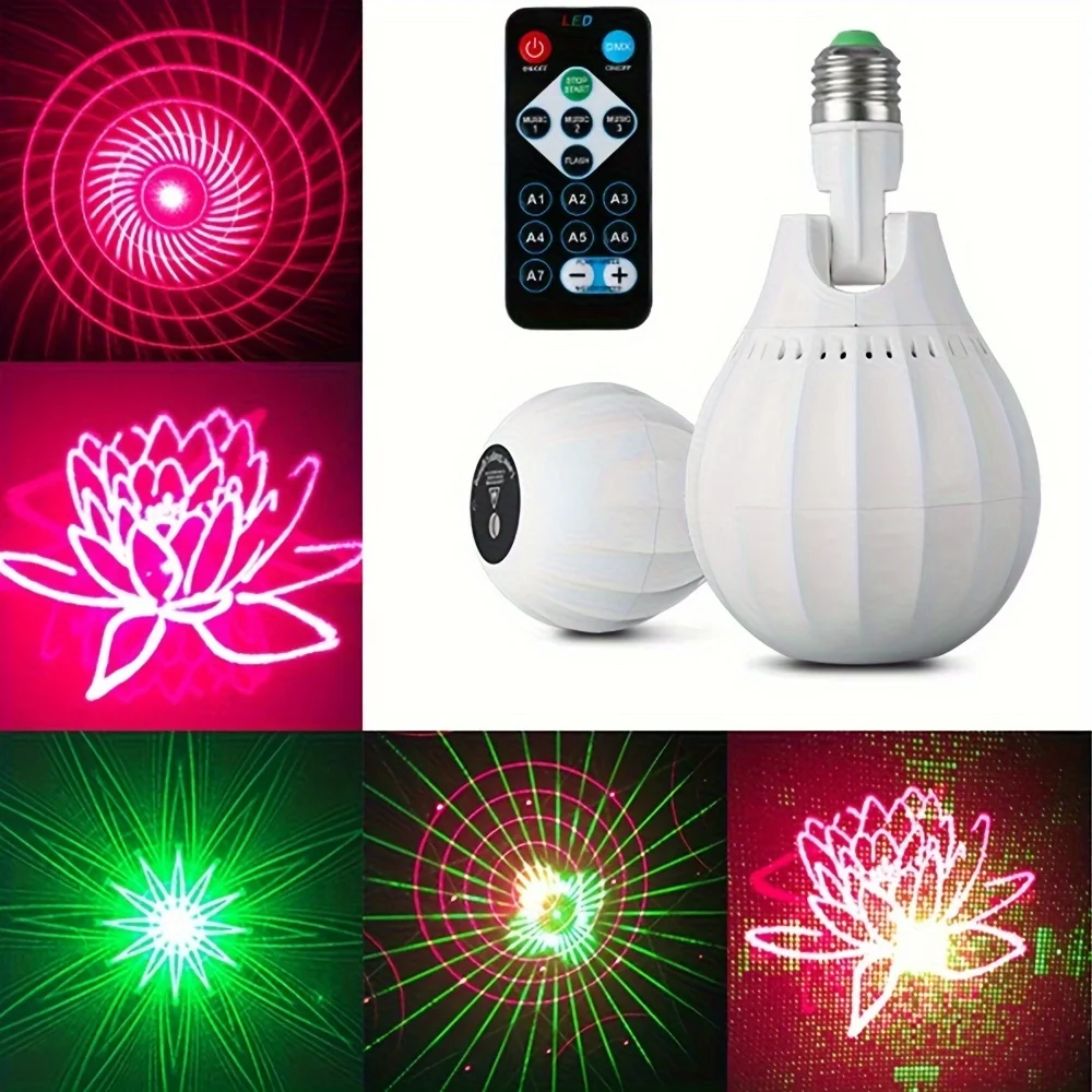 

Освещение для дискотеки, стробоскоп со звуковой активацией, модель E27, освещение для диджея, сценическое освещение, синхронизированное с музыкой, комнатное освещение для дня рождения