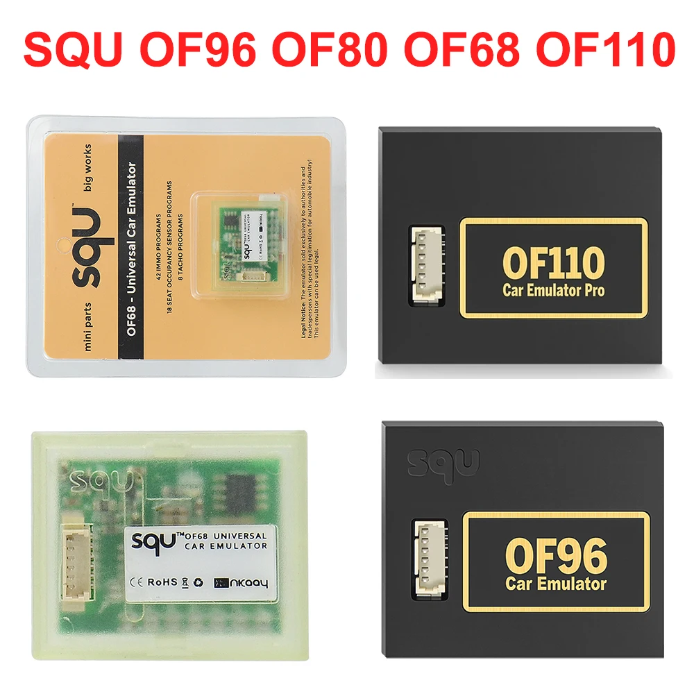 Фото Эмулятор сигналов SQU OF68 OF80 OF96 OF110 для сброса сигналов IMMO, для установки ESL, для диагностического эмулятора Seat №1