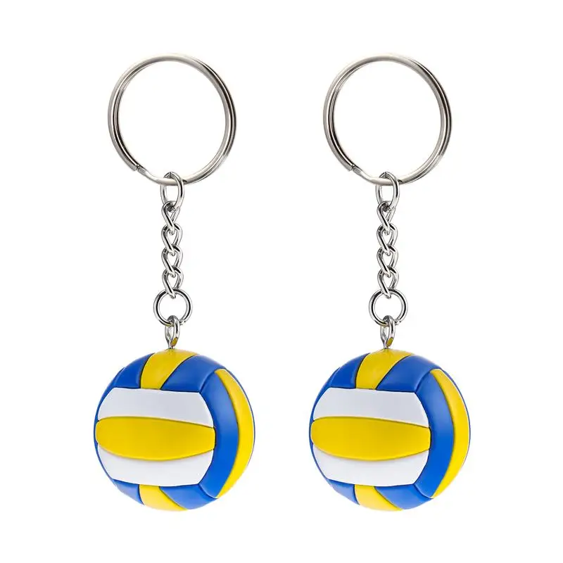 

1/2pcs Volleyball Key Chains Sports Theme Keychain Gifts Backpack Keychain Unique Volleyball Keychains