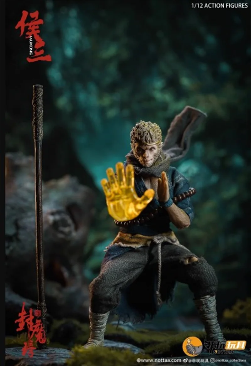 

New Original 1/12 Male Soldier Chinese Mythical Hou San Wukong Model Toy 6'' Action Figure In Stock