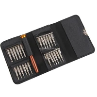 for iphone watch tablet pc 2021 new leather case 25 in 1 torx screwdriver set mobile phone repair tool kit multitool hand tools