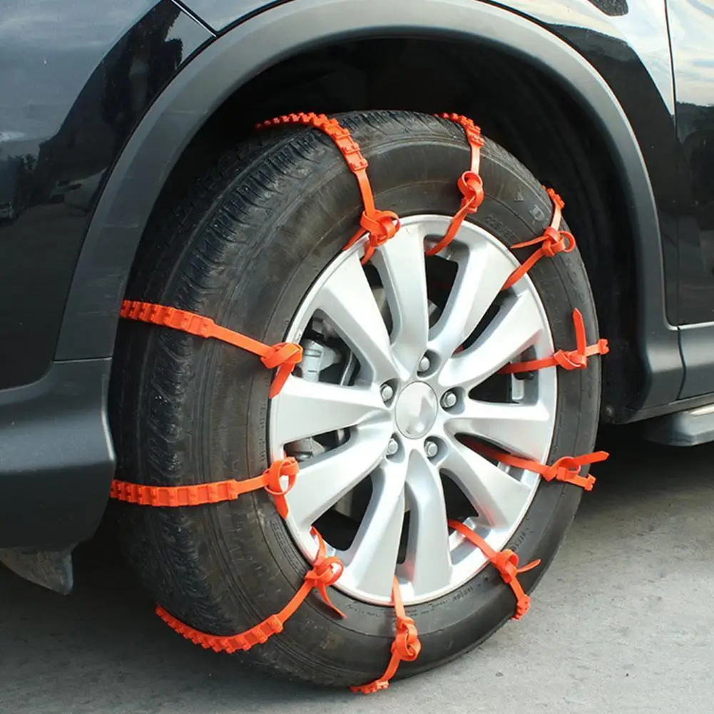 

10Pcs Car Winter Tire Wheels Chains Tire Anti-skid Chains Wheel Tyre Cable Belt Winter Outdoor Emergency Chain