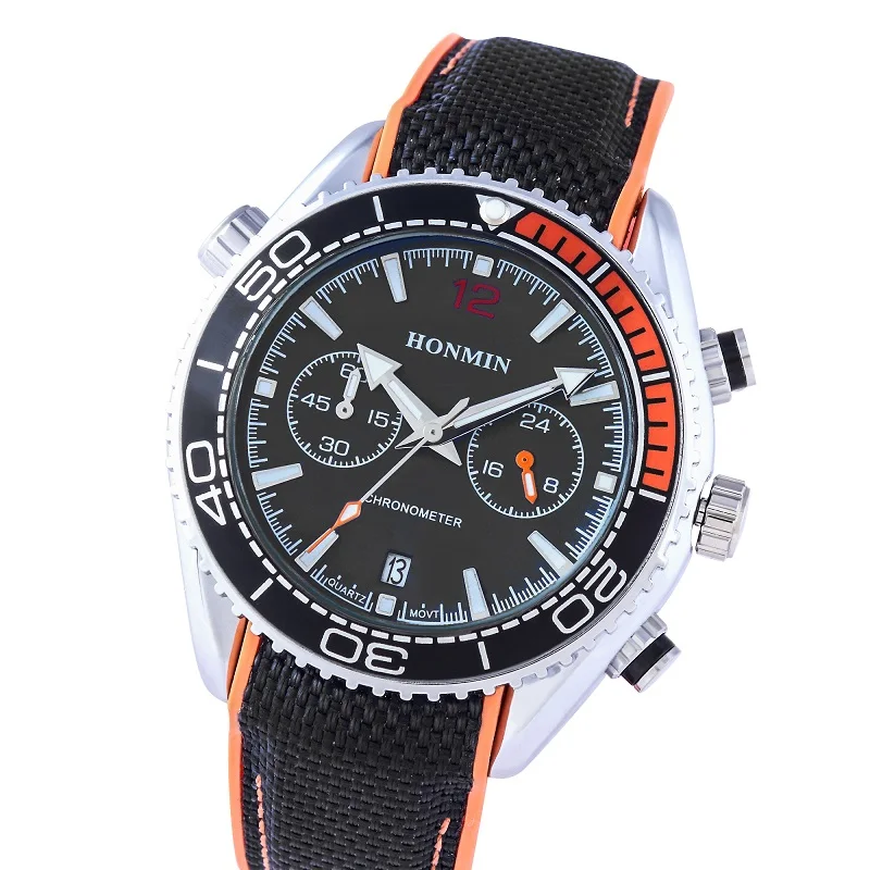 

New AAA Top Brand Luxury Marine Universe Watch Male Waterproof Business Observatory Multi-Function Chronograph Table