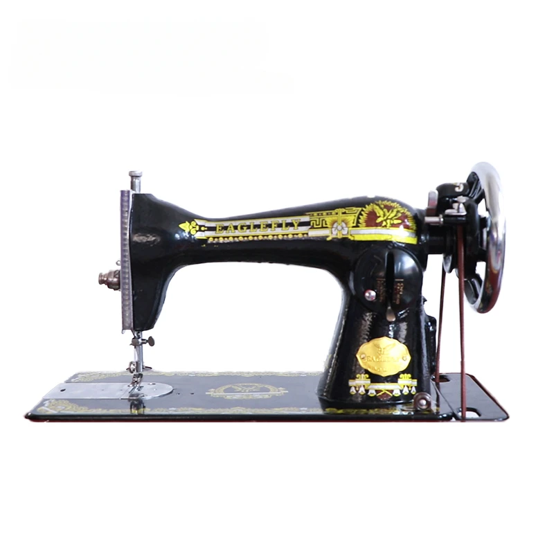 

sewing machine head with handle and wooden case HK-2-1