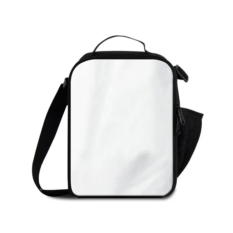 

DHL30pcs Sublimation DIY Blank White Polyester Portable Thick Lunch Bag