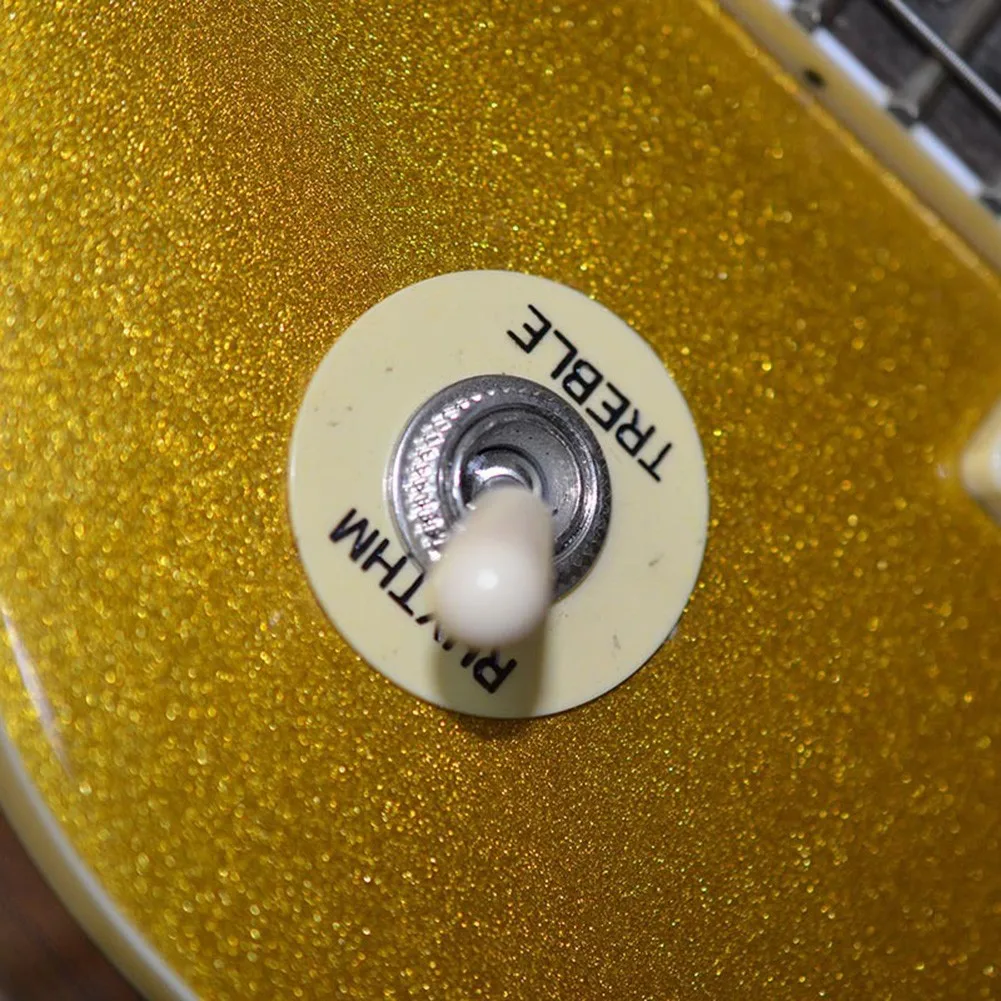 

Practical Best Hot Sale Guitar Parts Rhythm/Treble Selector Switch Ring Switch Plate White/Black/Ivory 1PC For Les Paul Guitar