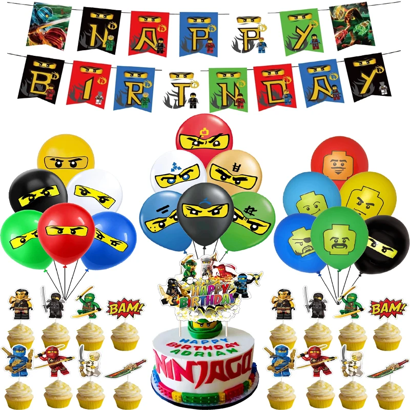 1 комплект Детские шары-ниндзя |