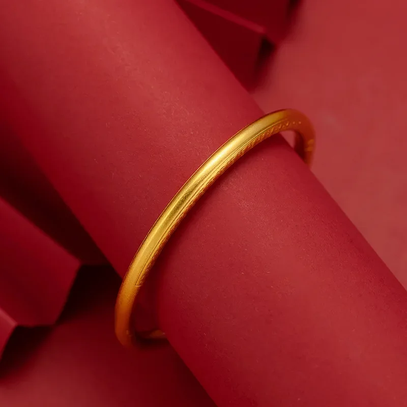 9999 натуральное золото 24 К чистый золотой браслет Baifu старинное наследие закрытый